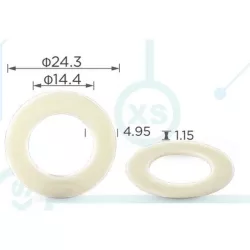 Univerzális műanyag tömítés 24.3x14.4mm