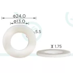 Univerzális műanyag tömítés 24x13mm