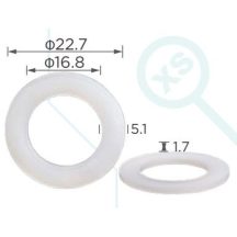 Univerzális műanyag tömítés 22.7x16.8mm