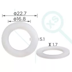 Univerzális műanyag tömítés 22.7x16.8mm