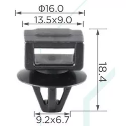 Univerzális Vezetékrögzítő 11mm széles bilincshez