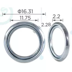 Alumínium Olajleeresztő csavar alátét 16.31x11.75mm