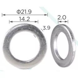 Univerzális Alumínium Olajleeresztő csavar alátét 21.9x14.2mm