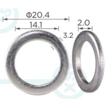   Univerzális Alumínium Olajleeresztő csavar alátét 20.4x14.1mm