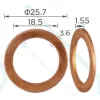 Toyota Lexus Váltó olajleeresztő csavar alátétek 25.7x18.5mm 9043024003