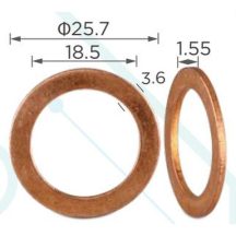   Toyota Lexus Váltó olajleeresztő csavar alátétek 25.7x18.5mm 9043024003