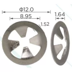 Mazda Embléma rögzítőgyűrű 995783000