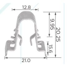   Mercedes A-oszlop felső burkolatának rögzítése A0049913570 