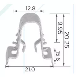 Mercedes A-oszlop felső burkolatának rögzítése A0049913570 