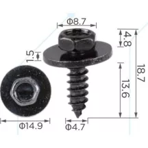 Gápjármű lemez csavar 9849391