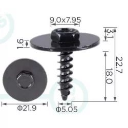 Bmw Gápjármű lemez csavar 7149213164