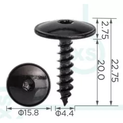 Citroen Peugeot Gépjármű lemez csavar 9801024980