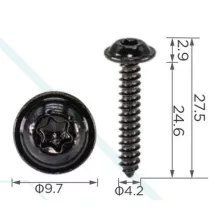 Gápjármű lemez csavar 9849398