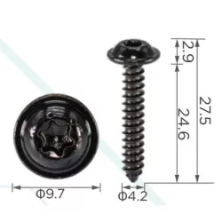 Gápjármű lemez csavar 9849398