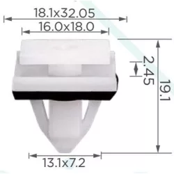 Kia Hyundai küszöbborítás Patent 87758D2000