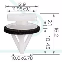   Honda Jazz Life Accord Spoiler burkolat rögzítő Patent 91512-SEL-T01