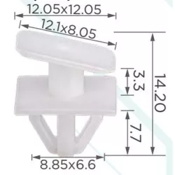 Honda Fit 2010-2014 Zsanérfedél rögzítő Patent 90602TK6A00