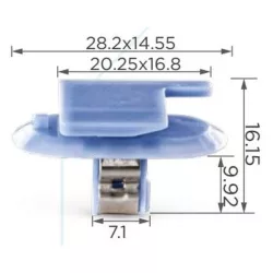 Citroen Opel Renault Peugeot Toyota kárpitrögzítő patent 7703077477