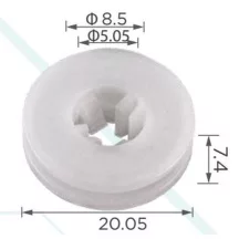   Mini R50 R53 R52 Hátsó kerékív műanyag burkolatának rögzítése 51137034022