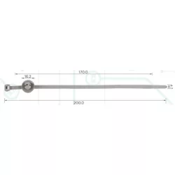 Audi Seat Skoda Vw Kábelrögzítő Vezetékrögzítő 3W0971838