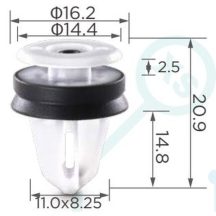   Ford Transit Land Rover Díszléc rögzítő patent W714231S300
