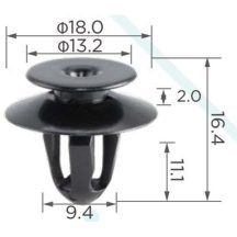 Ford Transit EcoSport Kerékív díszléc rögzítő patent W716507-S300
