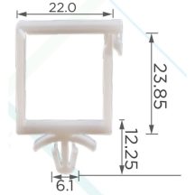 Univerzális Nyeregzáras Vezetékrögzítő 