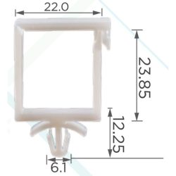 Univerzális Nyeregzáras Vezetékrögzítő 