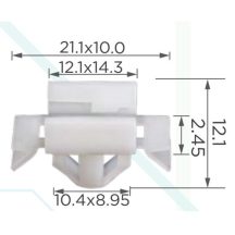 Hyundai Kia Belső kárpit rögzítő patent 858491M000AS