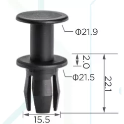Audi Porsche Vw motorvédő alvázburkolatok kerékjárati rögzítő patent 8K0863788 
