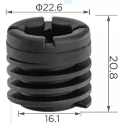 Tesla Model 3 Model Y Csomagtérfedél ütközőgumi 1090735-00-D