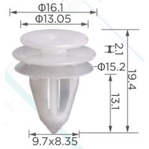 Chevrolet Opel ajtókárpit rögzítő patent 94530564