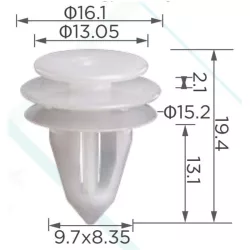 Chevrolet Opel ajtókárpit rögzítő patent 94530564