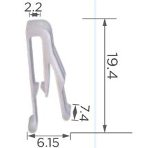   Toyota Lexus belső burkolati elemek rögzítő patent 9046805135