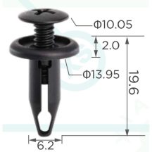   Ford Focus, Mondeo, Fiesta, Kuga, C-Max Burkolat szellőzőcsatornák lökhárítóelemek rögzítő patent W703243S300