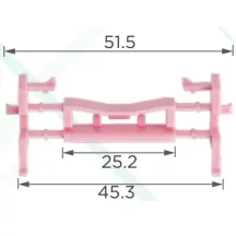 Mitsubishi Tető díszléc rögzítő patent 7403A143
