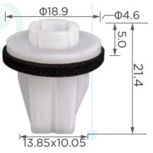 Subaru Lökhárító burkolat rögzítő patent 96056FA010