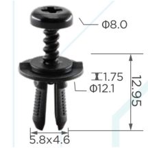   Mercedes W123 W140 C E ventilátortartók hűtőelemek rögzítő patent A0009904492