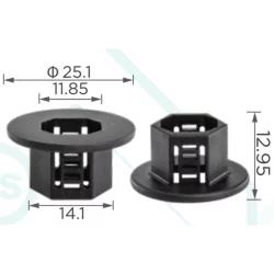 Hyundai Kia lökhárító és padlólemez-borítás rögzítő patent  1420706130M