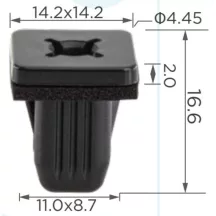   Toyota Lexus Lökhárító és karosszériaelemek csavar alatti rögzítő 9018906203