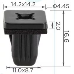 Toyota Lexus Lökhárító és karosszériaelemek csavar alatti rögzítő 9018906203