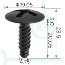   Vw Transporter Golf Zárhíd motortakaró hűtőtér burkolat rögzítő patent 7H0915450