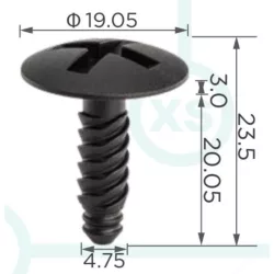 Vw Transporter Golf Zárhíd motortakaró hűtőtér burkolat rögzítő patent 7H0915450
