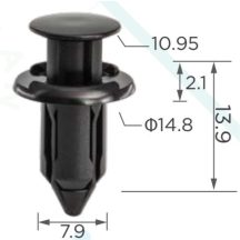   Toyota Burkolati elemek légbeömlők díszlécek rögzítő patent 9004467496