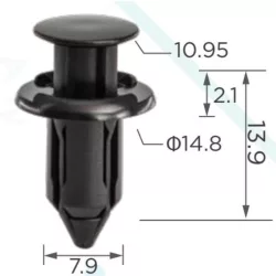 Toyota Burkolati elemek légbeömlők díszlécek rögzítő patent 9004467496