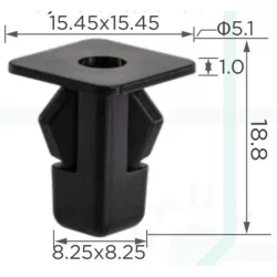 Toyota Daihatsu karosszéria csavar alatti rögzítő 9004189079