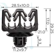  Renault Nissan Lada Dacia Fékcső rögzítőbilincs 7703179007