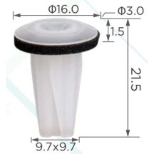  Nissan Infiniti karosszériaelemek csavar alatti rögzítő 9018906203