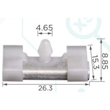 Bmw E38 szélvédő díszléc rögzítő patent 51318125892