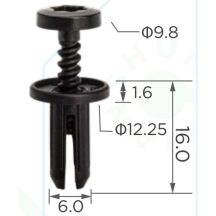   Citroen Peugeot burkolatok karosszériaelemek rögzítő patent 6991.F0